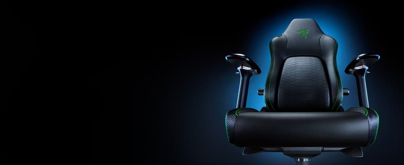 Razer Iskur V2 X Ergonomic Gaming Chair: Built-in Lumbar Support - Widened Seat Base - High Density Foam Cushions - Adjustable 152 Degree Recline - 2D Armrests - Plush Fabric Finish - Black