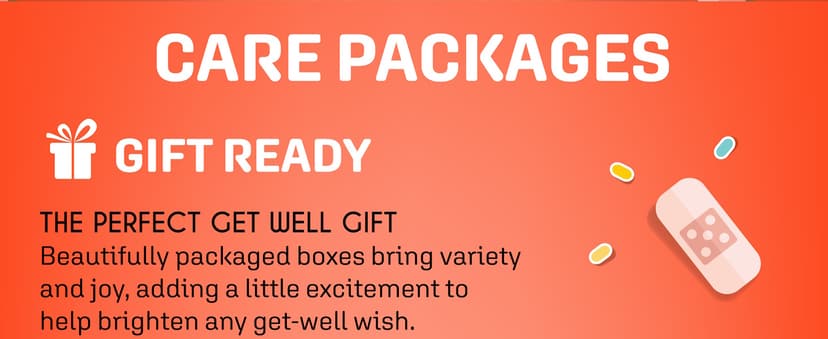 (45 Count) Greeting Card Feel Better Sweet Treats Gift Basket, Candies Chips Crackers Bars - Office Food Assortments Gift A Snack - Get Well Soon Snack Box Variety Pack Care Package B0BN96RG2S