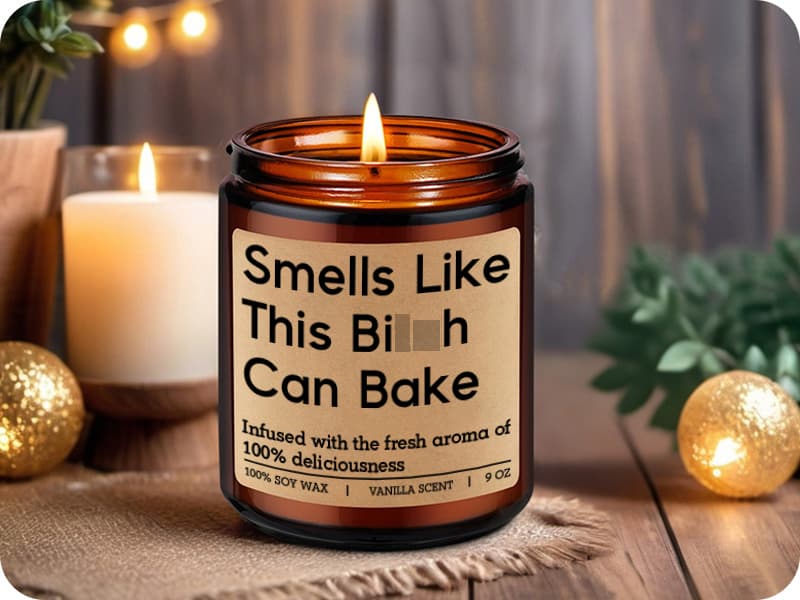 Funny Christmas Bake Gifts for Baking Lovers, Bread Bakers, Pastry Chef, Birthday Ideas for Friend, Culinary Student, Woman GSPY Candle, Gifts for Bakers, Baking Gifts for Women, Men, Sourdough Baker B0F12NQ3HC