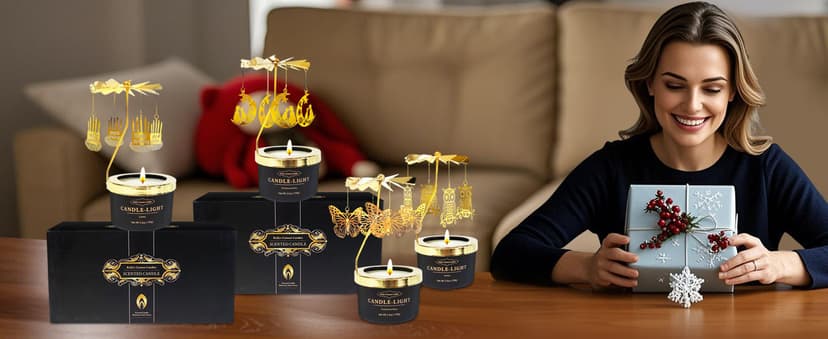 Kelly's Custom Candles Hummingbirds Gift for Women Her,Unique Birthday Candle Gifts for Sister and Wife,Anniversary,Rotating Scented Candle Gifts. B0CM3D53VW