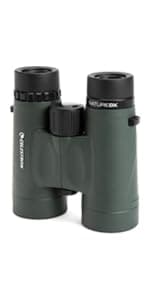 Celestron - Nature DX 8x42 Binoculars – Ideal for Birding and Outdoors – 42mm Objective Lenses – Wide 7.4° Field of View – BaK-4 Prisms – Fully Multi-Coated – Waterproof and Fogproof