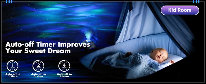 Northern Galaxy Light Aurora Projector with 33 Light Effects, Night Lights LED Star Projector for Bedroom Nebula Lamp, Remote Control, White Noises, Bluetooth Speaker for Parties Black B0B4518KC2