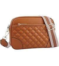 FYY Small Crossbody Bags for Women Vegan Leather Crossbody Purses for Women Travel with Adjustable Shoulder Strap