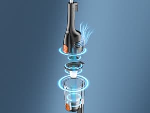 Vazone R6X Corded Stick Vacuum Cleaners for Home, 30Kpa Powerful Suction Stick Vacuum with 16Ft Cord, 2 in 1 Lightweight Handheld Vacuum Cleaner for Hardwood Floor Pet Hair