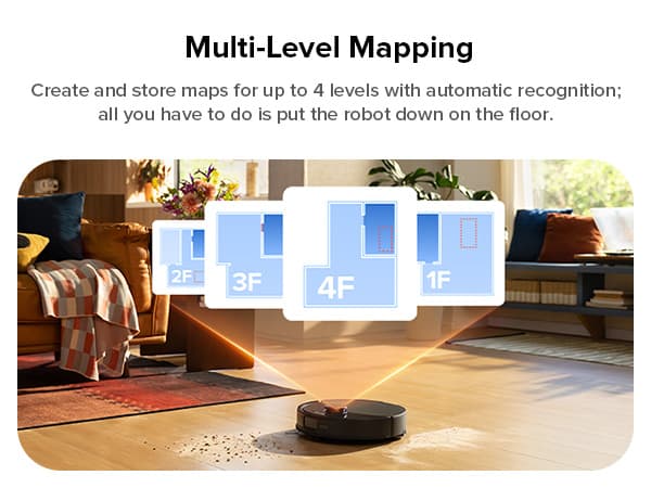 roborock Q10 S5+ Robot Vacuum and Mop, 10,000Pa Suction, Upgraded from Q8 max+, 70 Days Self-Emptying, Obstacle Avoidance, Sonic Mopping, Dual Anti-Tangle Design, Auto Mop Lifting, Ideal for Pet Hair