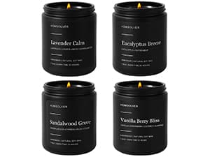 Homsolver Gifts for Dad, Fathers Day Christmas Birthday Dad Gifts from Daughter Son - Sandalwood Scented Candle (7OZ)