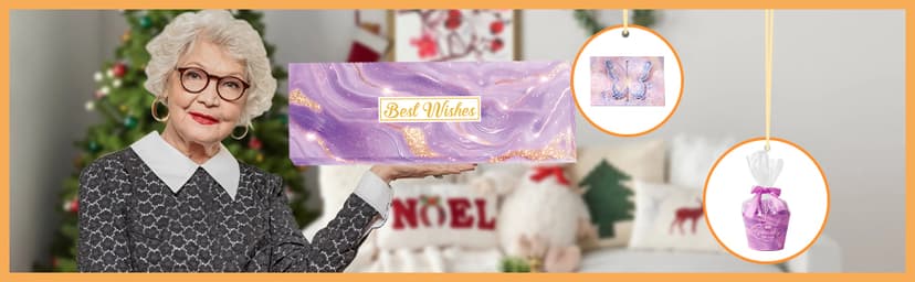 Juesly Christmas Gift for Women Mom Sister - Fuzzy Stocking Stuffers Birthday for Grandma Dog Cat Lover B0FJXQBZ96