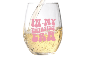 Side By Side Or Miles Apart Best Friend Wine Glass - 15 Oz, Scratch-Resistant Wine Glass - Birthday Gifts for Her, Stocking Stuffer, or Long Distance Friendship Gifts for Women - Printed in the USA