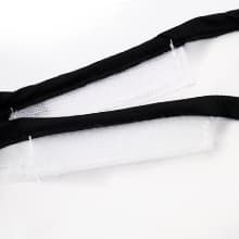 Beard Bib Apron for Men, Gift Beard Trimming Catcher Bib for Shaving & Hair Clippings, Waterproof Non-Stick Hair Catcher Grooming Cloth with 2 Suction Cups(White)