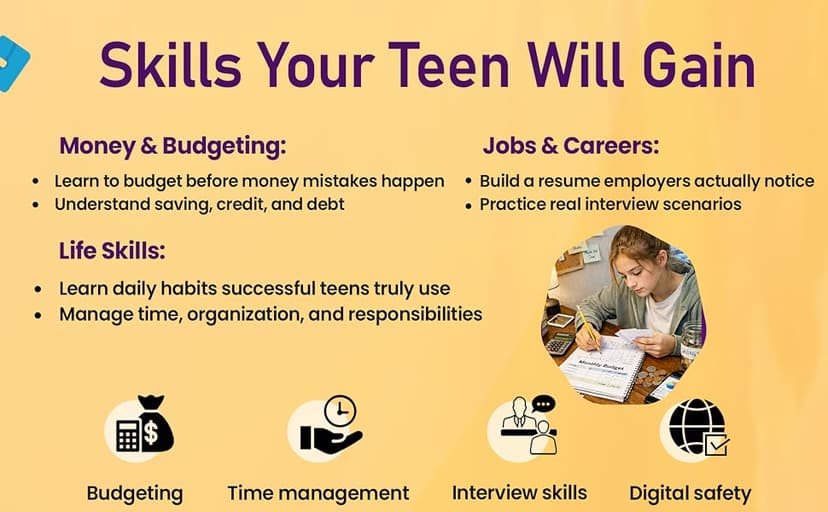Adulting for Teens Made Easy: Comprehensive Guide to Learn Essential Life Skills, Manage your Finances, Explore Career Paths and Build Healthy Relationships B0DVSH266H