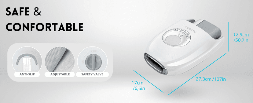 Hand Massager with Heat and Compression for Arthritis and Carpal Tunnel, Finger Numbness, Circulation, Pain Relief, from Wrist to Palm and Finger with Kneading Rollers, Fan Cooling Gifts for Women Men