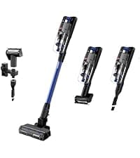 Bissell PowerClean 200W Self-Standing Cordless Vacuum w/Tangle Free Brush Roll, Removeable Battery, Wall Mount, Upholstery Tool & Bright Headlights, 4173