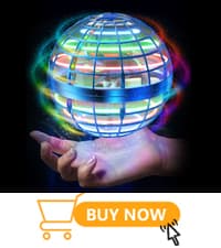 2025 Flying Orb Ball Toy,Cosmic Globe Boomerang Hover Ball Galactic Fidget Spinner, Hand Drone Orbit, Cool Toys Gift for 6 7 8 9 10+ Year Old Boys Girls Teens Outdoor Toys(Blue)