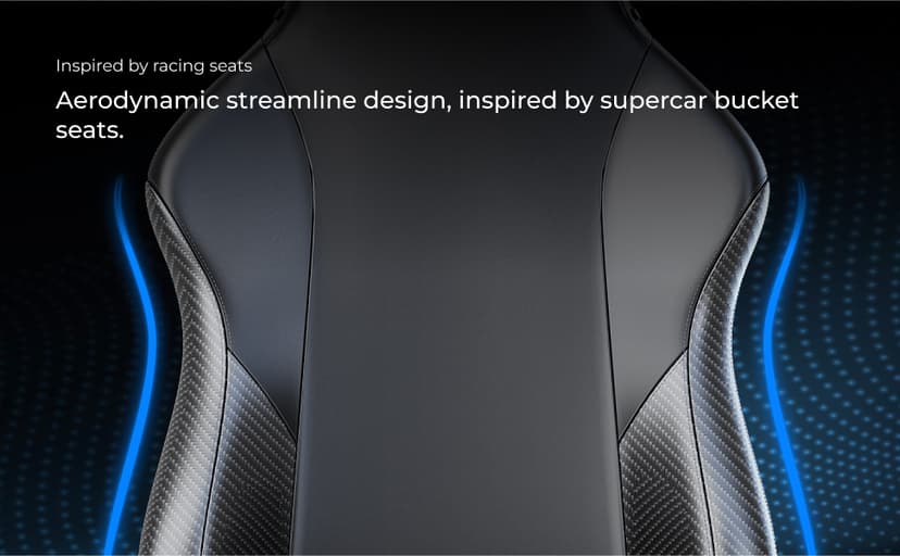 DXRacer Drifting L Ergonomic Video Gaming Chair with Lumbar Support and Headrest, Office Reclining Computer Chair for Adults (EPU Leatherette, Zero)