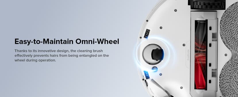 Roborock Qrevo Edge S5A Robot Vacuum and Mop, 18,500Pa, Zero-Tangling, DuoDivide Main Brush, FlexiArm Side Brush, Hot Water Mop Washing & Self-Cleaning, Warm Air Drying, Self-Emptying, White