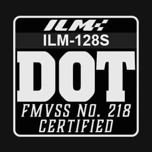 ILM Adult Dirt Bike Helmets Motocross ATV Dirtbike BMX MX Offroad Full Face Motorcycle Helmet, DOT Approved Model 128S (Matte Black, Adult-L)