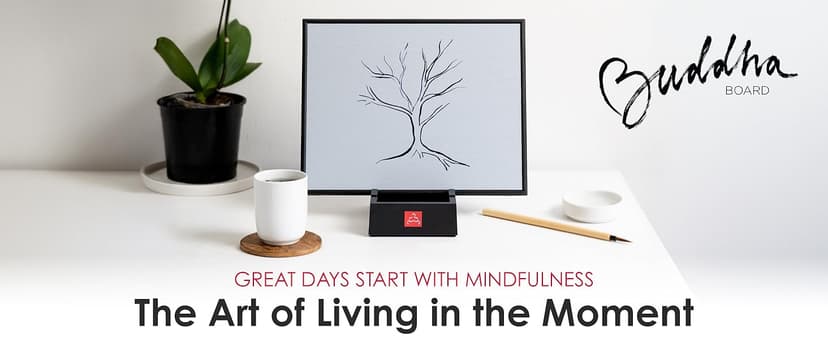 Buddha Board – The Original Water Painting Board for Mindfulness & Creativity – Unique Gift for Artists, Adults & Kids – Mess-Free Zen Art Supplies