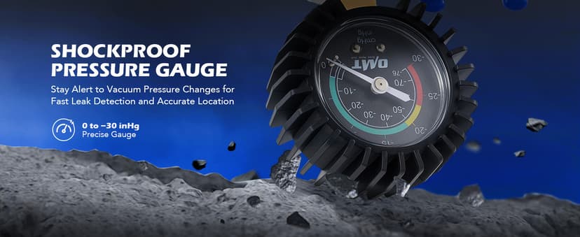 Orion Motor Tech Coolant Vacuum Refill Kit, 13pc Radiator Cooling System Tool Set with Conical Adapter 4 Round Adapters for Leak Detection Cooling Refill, Vacuum Coolant Fill Kit with Splashproof Hose