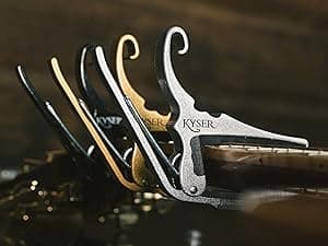 Kyser Quick-Change Guitar Capo for 6-string acoustic guitars, Ruby Red, KG6RA