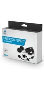 Cardo 45mm Audio Set, Works with Most Helmet Communicators (Single Pack)