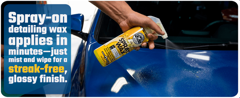 Chemical Guys Spray Wax Blazin' Banana - Carnauba Car Wax Spray for High Gloss Shine and Protection, Safe for Cars, Trucks, SUVs, RVs, and More - 16 oz