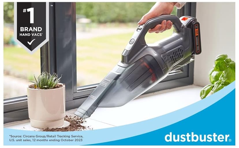 BLACK+DECKER 20V MAX POWERCONNECT Handheld Vacuum, Cordless, Battery Not Included, Bare Tool Only (BCHV001B)