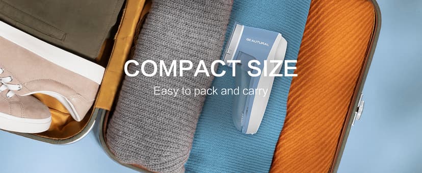 BEAUTURAL Fabric Shaver, Rechargeable Lint Remover for Clothes, Electric Lint Shaver with 6-Leaf Blades, Sweater Shavers to Fuzz, Lint Balls, Pillings, Bobbles for Clothes and Furniture