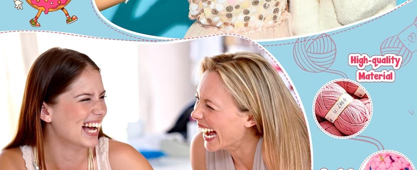 Bestie Gifts for Women Friend - Funny Cute Cool Handmade Knitted Donut for Female Woman Besties Best Friends BFF Soul Sister Coworker Friendship Birthday