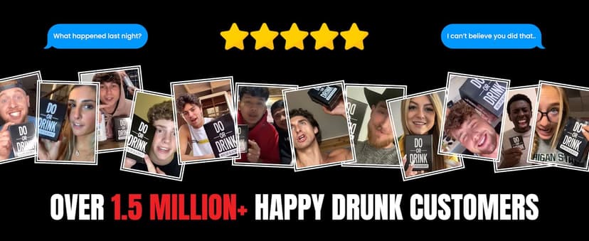 Do or Drink Drinking Card Games for Adults - Fun Adult Games for Game Night & Parties - 21st Birthday Gift & Bachelorette Party Games with 350 Cards & 175 Challenges That Will Get You Drinking