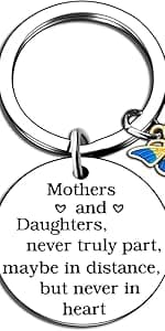 Daughter Gifts From Mom Dad To My Badass Daughter Keychain Valentines Day Gifts for Daughters Birthday Gift For Step Daughters Her From Mother Father Mothers Day