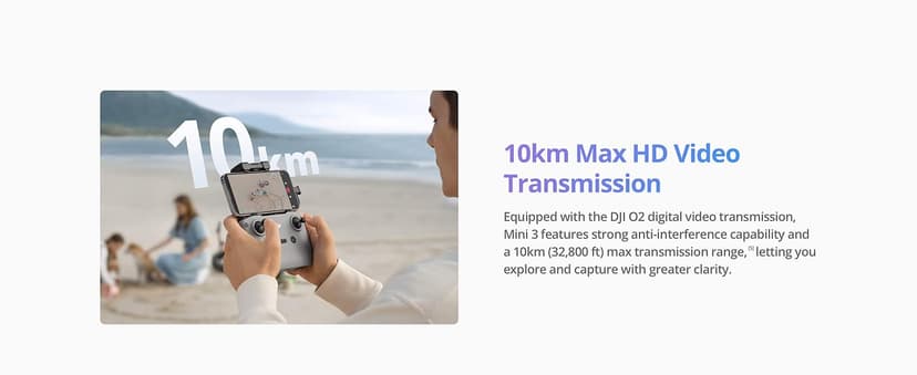 DJI Mini 3, Drones with Camera for Adults 4K, 38-min Flight Time, up to 32800ft (10km) Video Transmission, True Vertical Shooting, GPS Auto Return Integrated, Mini Drone with Camera for Beginners