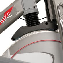 Sunny Health & Fitness Indoor Cycling Exercise Bike w/Pulse Sensors & 4-Way Adjustable Seat, Stationary Home Cardio Training Machine w/Micro-Adjustable Magnetic Resistance for Intensive Cardio Session