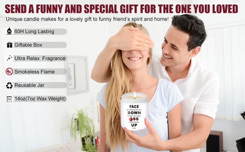Romantic Gifts,for Her Girlfriend Anniversary Birthday Valentines Day,Gifts for Wife from Husband,Anniversary Wedding Gift for Her Couple Women Sexy, Her Valentines Day Gift,Wife Candle for Christmas B0BRFRKB9C