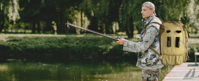 onedayHI Fishing Backpack with Rod Holders,40L Large Water-resistant Fishing Tackle Bag with Cooler,Tackle Box Backpack