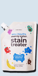 Miss Mouth's Messy Eater Stain Treater Spray - 4oz Stain Remover - Newborn & Baby Essentials - No Dry Cleaning Food, Grease, Coffee Off Laundry, Underwear, Fabric