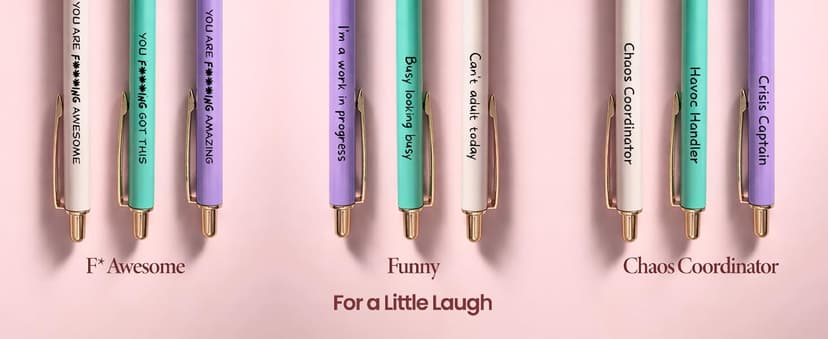 MESMOS 3pcs Fancy Pens, End of Year Teacher Gifts for Women, Difference Maker Gift, Thank You Teacher Gift Pens, Best Teacher's Gifts Supplies, Aesthetic Nice Pen Set, German-Ink 1mm Swiss-Tip B0CPNXYVL6