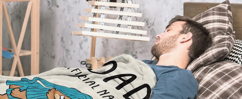 SteadStyle Dad Gifts from Daughter or Son, Dad Birthday Gifts Blanket, Father Gift for Father's Day, Christmas, Thanksgiving, Fluffy Blanket for Daddy, 60'' x 50'' (Beige)