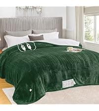 10 Heat Levels 1/2/4/6/8 Hours Auto-off,Sherpa Soft Cozy Warm Blanket,House Warming Gifts for Grandma Grandpa, Dove Grey greenoak Heated Blanket Electric Throw Heating 50"X60",Gifts for Women B0H5K4MBXB
