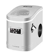 CONTOURE RV Ultra-Compact Portable Ice Maker | Efficient Water Recycling | Automatic Shut-Off | Ideal for RVs, Picnics, Camping | ICE-50S