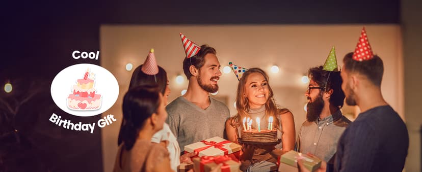 Birthday Gifts for Men Women-Bluetooth Speaker with HD Sound, Stocking Stuffers White Elephant Gifts for Adults, Kitchen Gadgets for Anniversary Idea Gift for Dad Mom Husband Wife(Black)