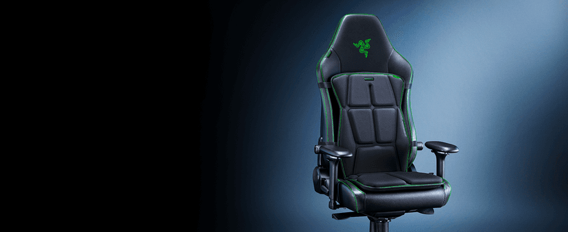 Razer Iskur V2 X Ergonomic Gaming Chair: Built-in Lumbar Support - Widened Seat Base - High Density Foam Cushions - Adjustable 152 Degree Recline - 2D Armrests - Plush Fabric Finish - Black