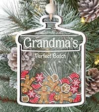 Personalized Christmas Ornaments 2025 - Snow Globe Personalized Ornaments for Family of 2,3,4,5,6,7,8,9,10 Members, Ginger Breads Custom Ornament Xmas Gift Idea
