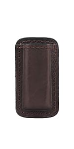 KOSIBATE Leather Gun Belt for Men - Heavy Duty EDC Belt, Concealed Carry CCW Belt- 1.5-Inch Width, 14 OZ Leather