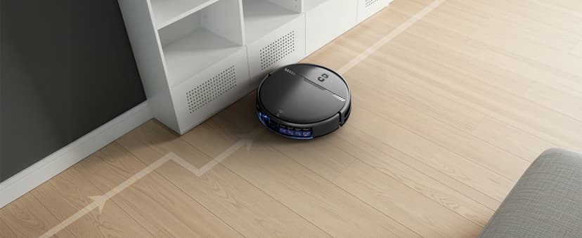 XIEBro Life Robot Vacuum and Mop Combo, Vaccum Robot 2 in 1 with WiFi/App/Voice, Schedule, Water Tank and Dustbin, Self-Charging, Slim, Ideal for Hard Floor, Pet Hair, Carpet