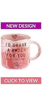 Best Friend Birthday Gifts for Women - Funny Friendship Gift for Bestfriend, Besties, BFF, Sister, Boss Woman, Big Sis, Sorority, Mom - You're My Favorite - Cute Pink Marble Mug, 11.5oz Coffee Tea Cup