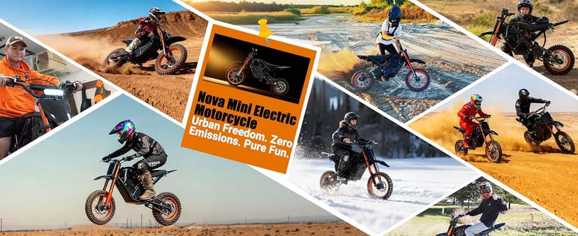 ESKUTE Electric Dirt Bike for Teens Adults, Mid-Drive Motor 3500W Peak, Electric Motorcycle 48V23Ah Battery, 53-Mile Range, 38mph, Hydraulic Nitrogen Dual Shock Absorbers