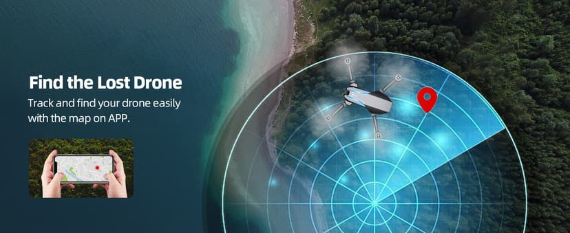 GPS Drone with Camera for Adults, 2K FPV Drone with 4.5" Screen Remote Controller, Brushless Motor, Auto Return, Follow Me, Tap Fly & Circle Fly, Long Flight Time Foldable Quadcopter for Beginners