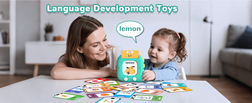 Kidzdo Talking Flashcards for Toddlers, 520 English Sight Words Educational Toy, Pocket Speech Therapy Toys, Autism Sensory Toys for Kids 1-6, Birthday Xmas Gifts for Boys