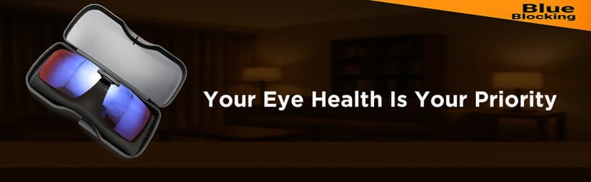 Vyzia Clip On Blue Light Blocking Glasses For Sleep | Fits Over Prescription Glasses, Orange Lenses Help Reduce Computer Eye Strain and Induce Sleep