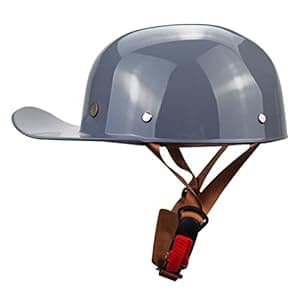 Vintage Motorcycle Helmet Men and Women Adults Open-Face Motorbike Helmets Retro Half Helmet Fashion Baseball Cap Casco DOT Approved